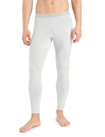 Men's Icebreaker Merino 200 Sonebula Thermal Leggings Ether / Silent Gold | CA 1820VRWD